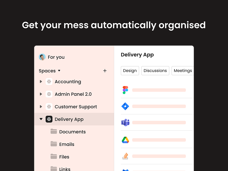 Self-organised Spaces by Sense