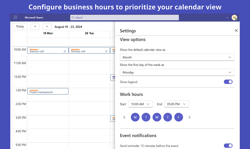 Shared Team Calendar for Microsoft Teams