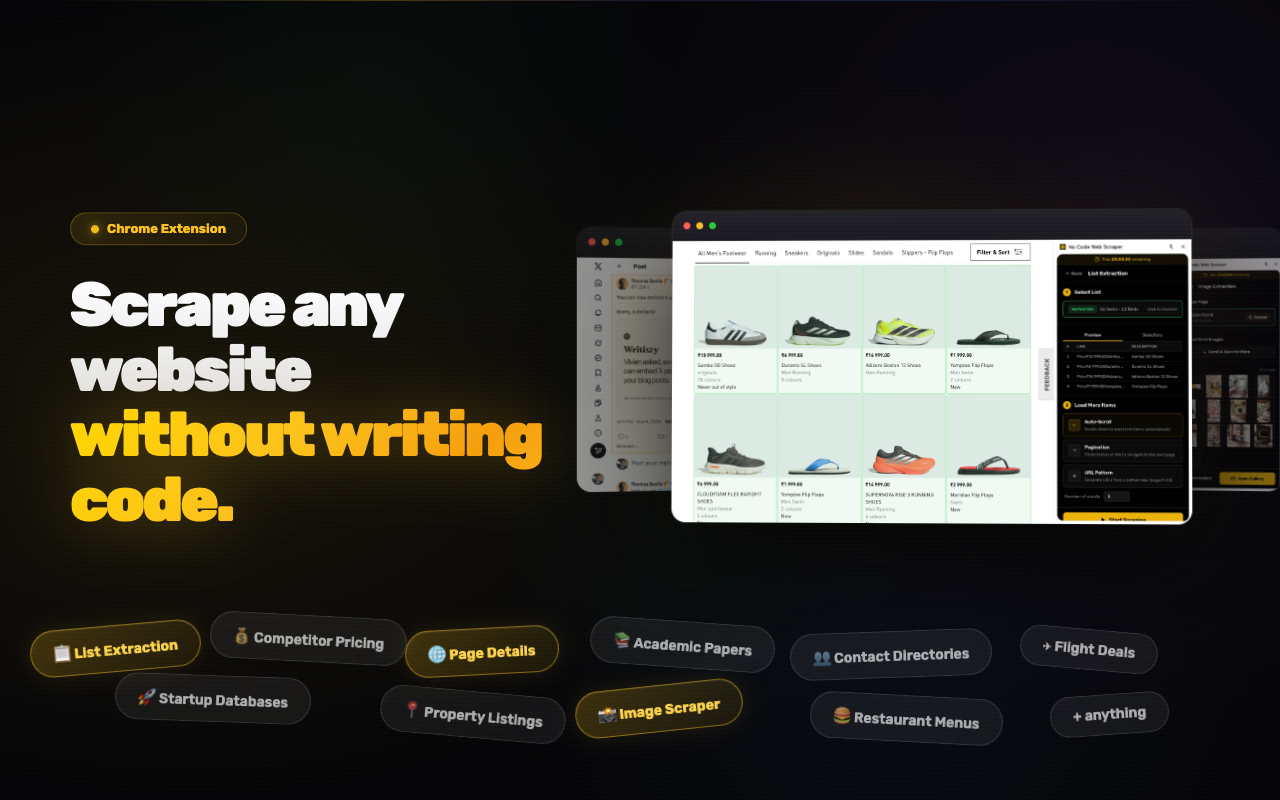 No Code Web Scraper: Point, click, and download structured | BetaList