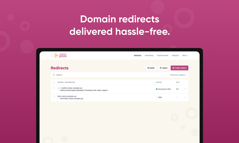 redirect.pizza