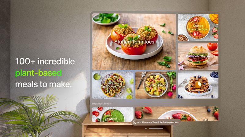 Screenshot of Seeds: Plant-based recipes