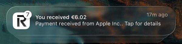 Screenshot of an Apple Pay Cash balance screen showing $0.00 with options to send money or add money.