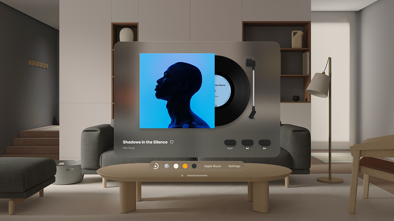 Screenshot of MD Vinyl - Widget & Player