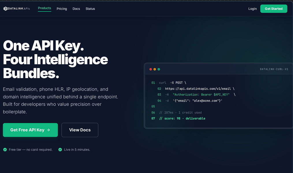 DataLink APIs