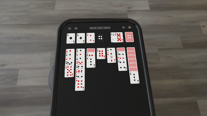 Screenshot of Spatial Solitaire - Card Game