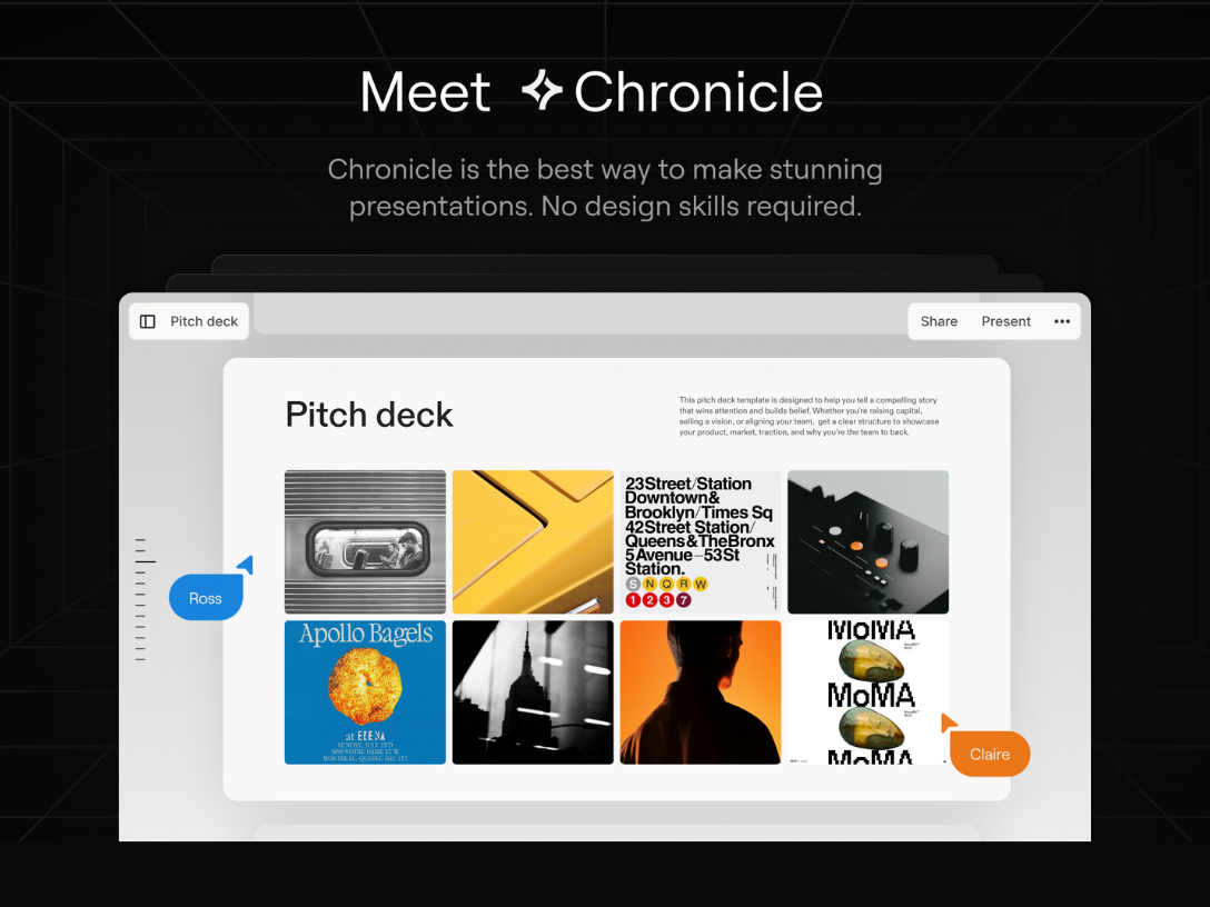 Chronicle: Cursor for slides
