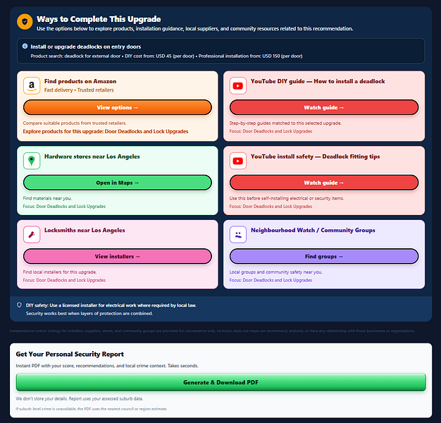 Home Security Planning