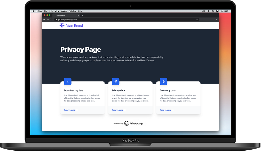 Privacypage