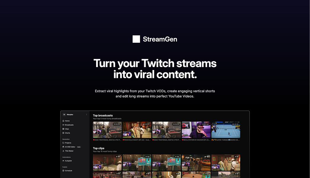 StreamGen