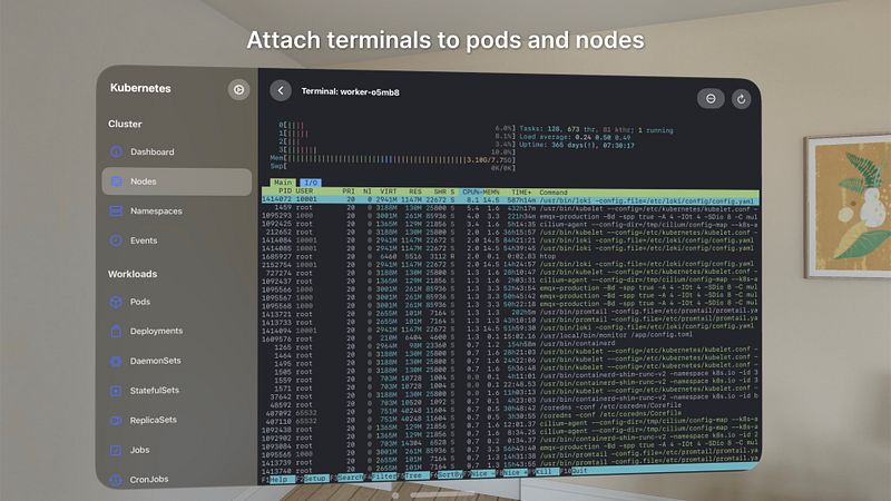 Screenshot of Nautik for Kubernetes