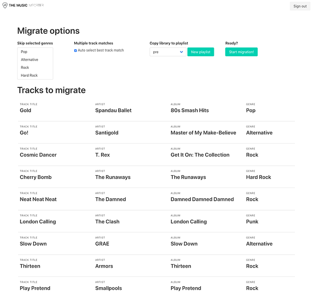 The Music Importer