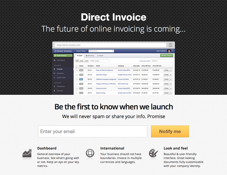 Direct Invoice