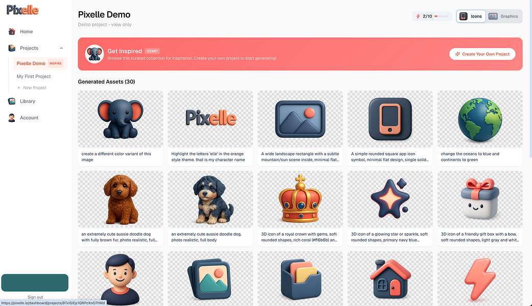 Pixelle