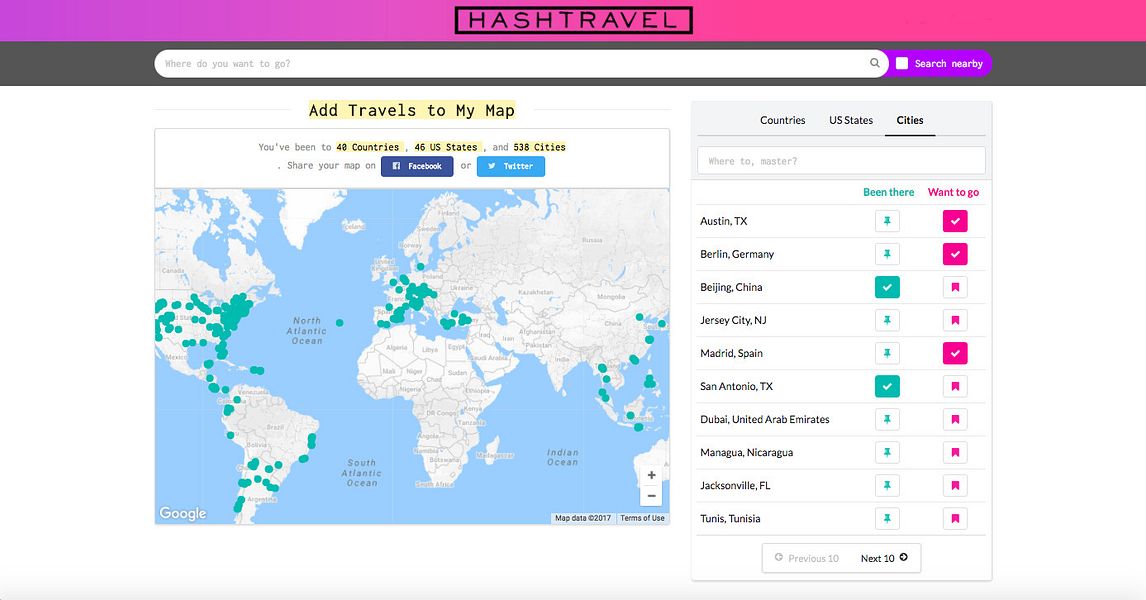 HashTravel