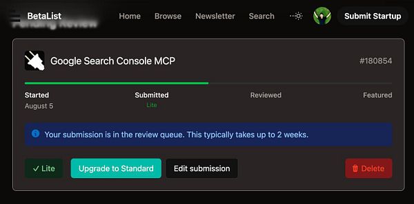 A visually appealing logo design for 'Search Console AI' features a multiple-colored network mesh sphere and stylized text.