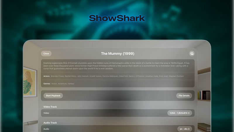 Screenshot of ShowShark: Stream Your Media