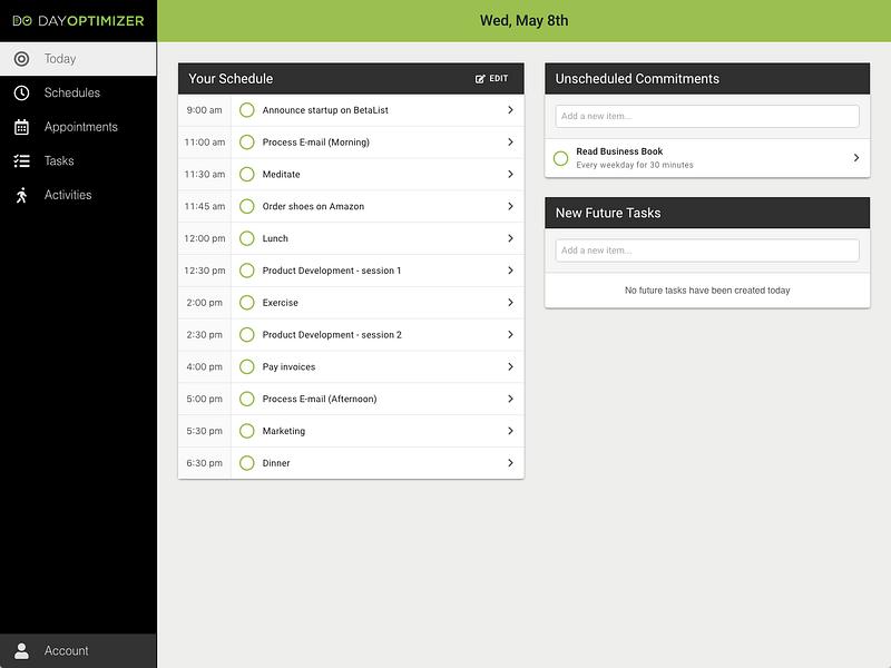 Day Optimizer