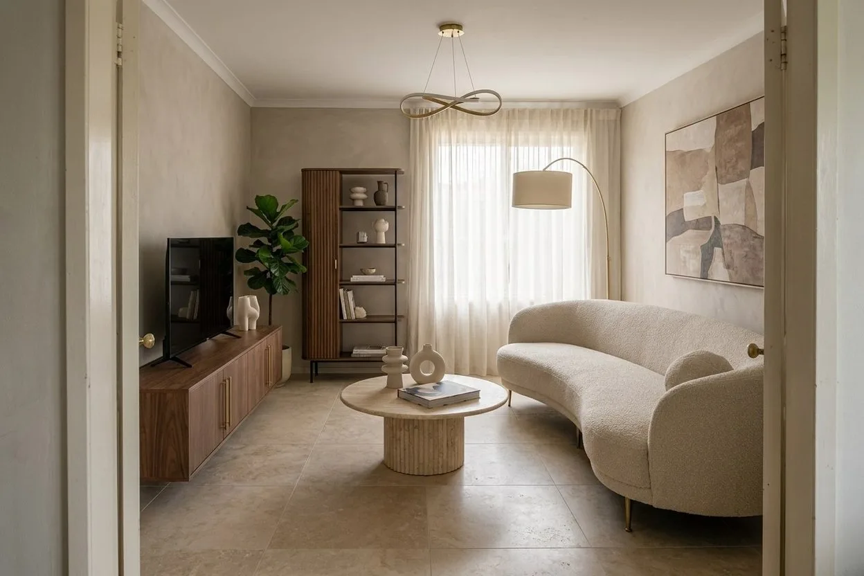 The same room in the Modern style