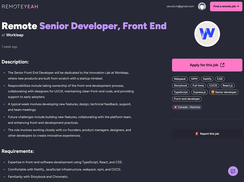 RemoteYeah: Find remote software developer jobs | BetaList