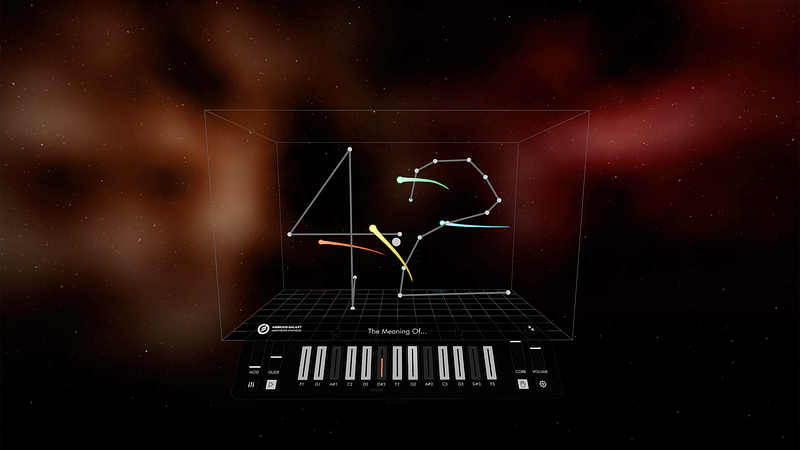 Screenshot of Animoog Galaxy