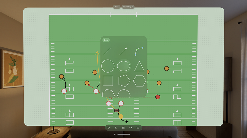 Screenshot of Coach Whiteboard: Football