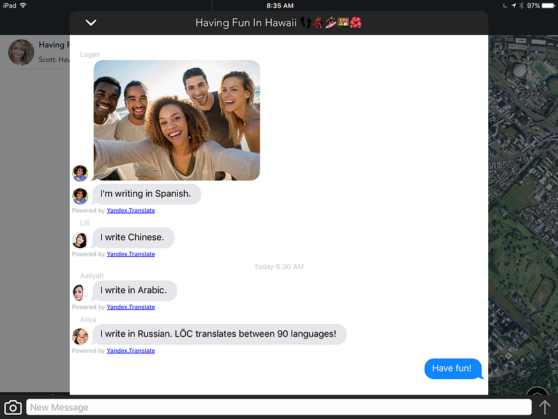 LŌC - Location based chat