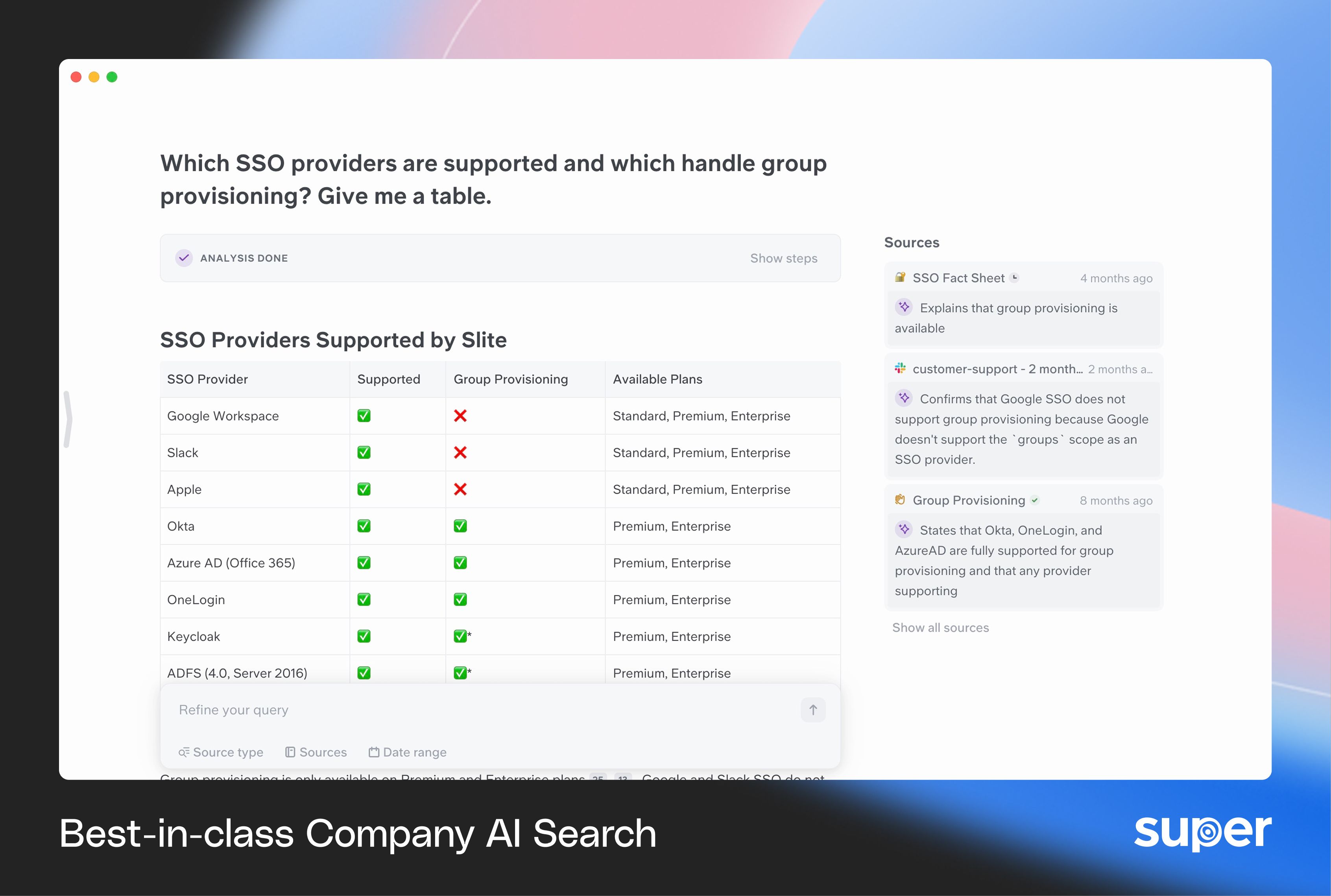 Super: Turn company data into answers & agents for your | BetaList
