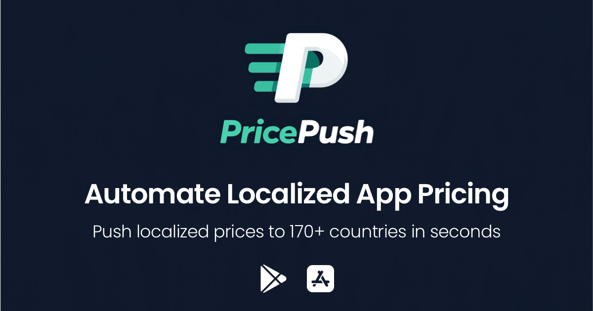 PricePush: Update App Store and Google Play prices | BetaList
