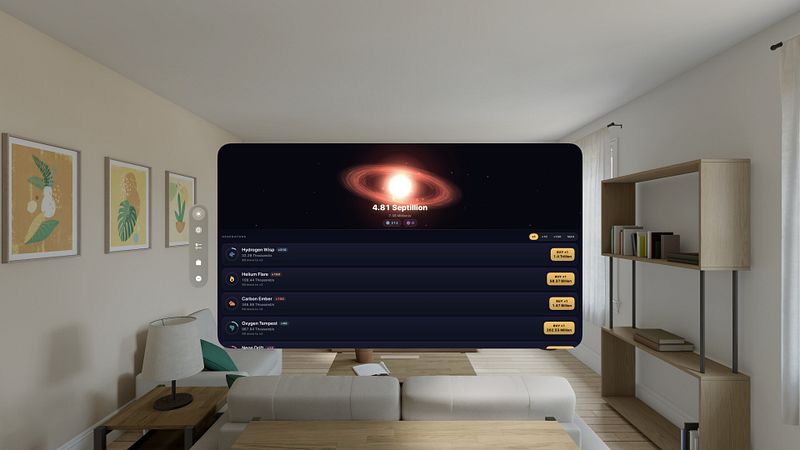 Screenshot of Supernova: Idle Star Forge