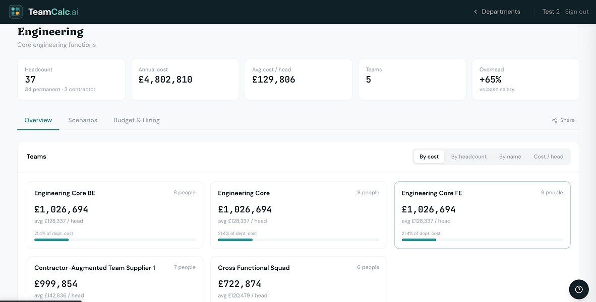 TeamCalc
