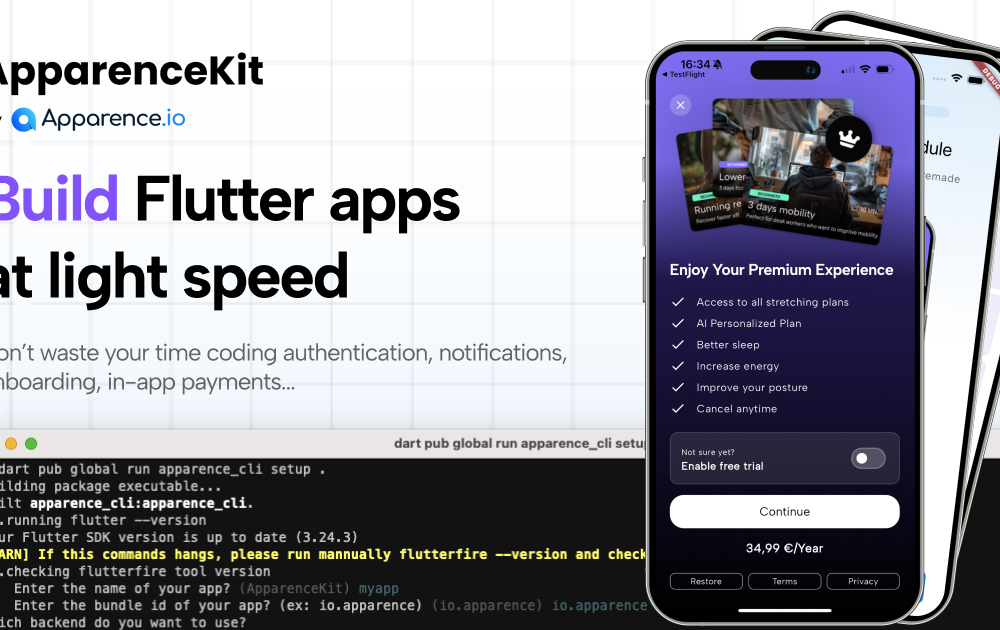 ApparenceKit flutter template – Flutter starter kit to ship apps with ...