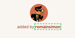 The image features a user profile section with an avatar and username.