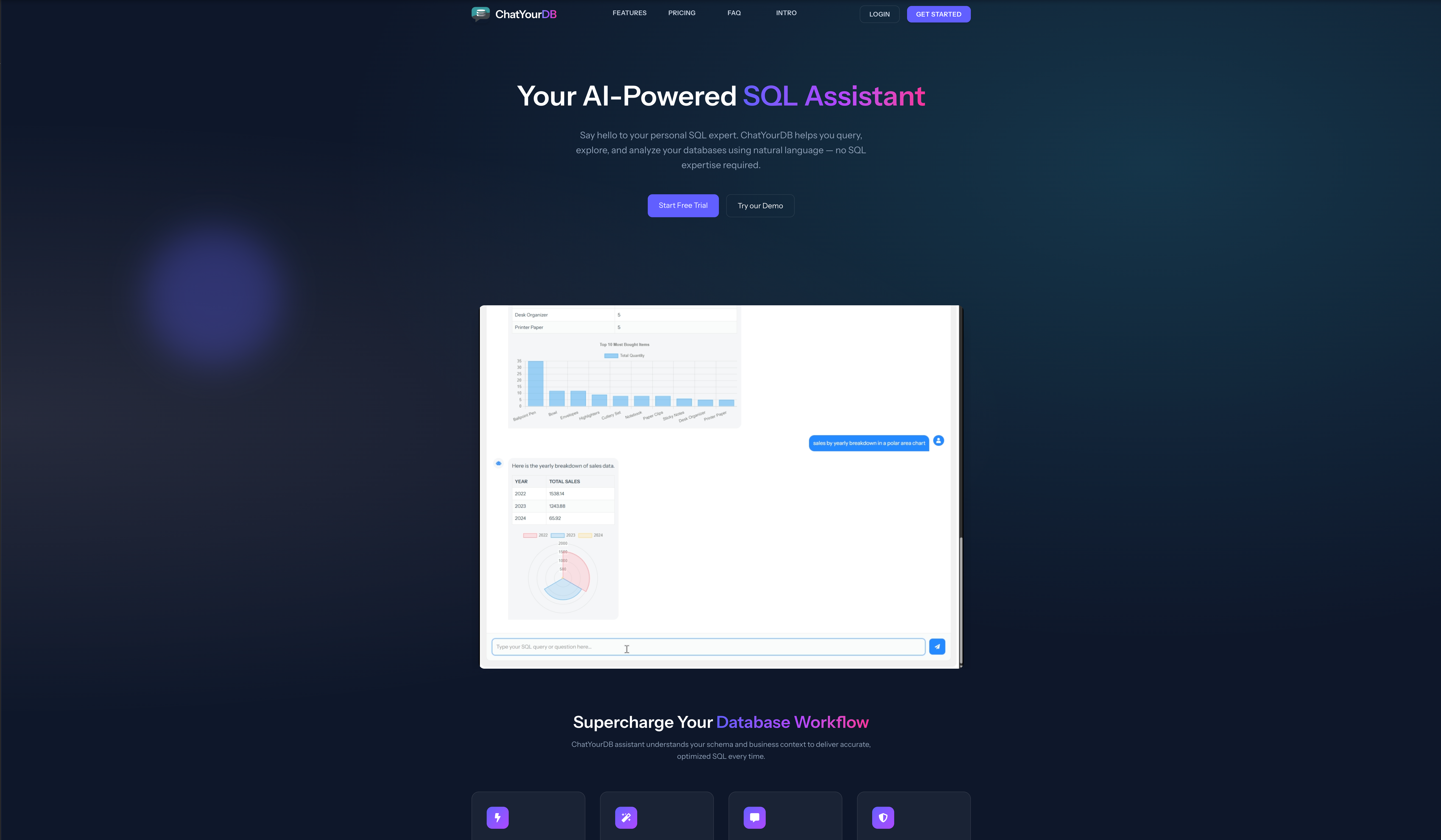 ChatYourDB: Ask questions from your database in any | BetaList