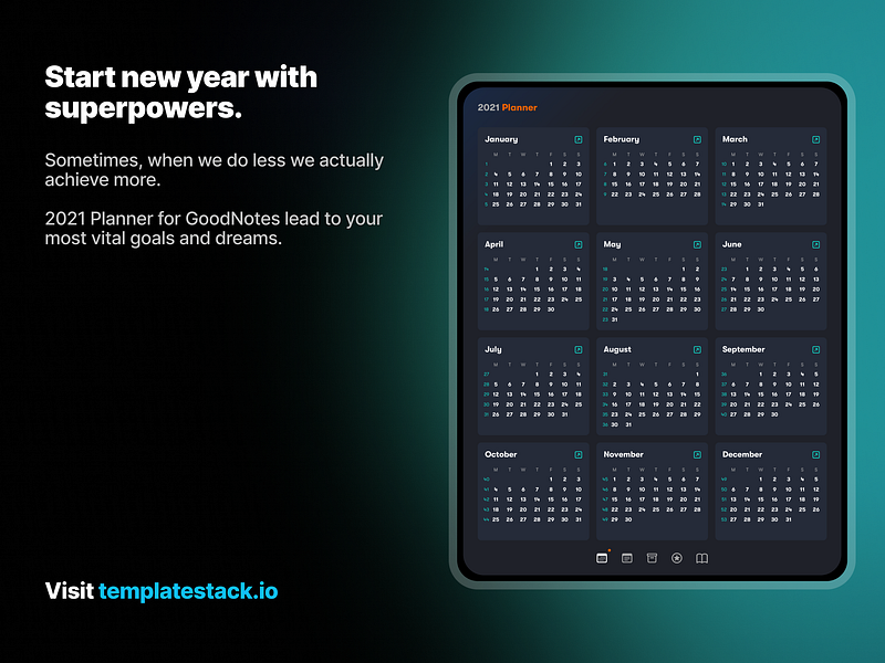 2021 Planner for Goodnotes