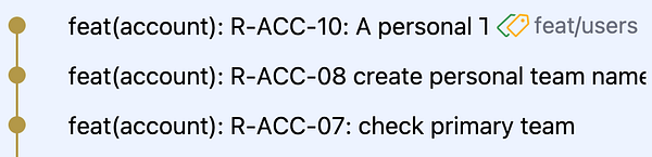The image displays a list of account feature requirements in a task management interface.