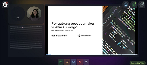A photograph of a laptop keyboard and hands typing, accompanied by two stickers on the laptop palm rest area, highlighting a coding environment.