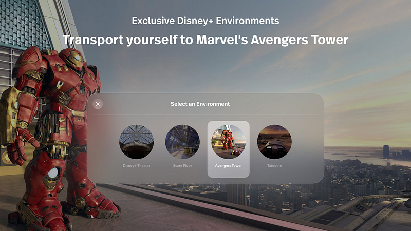 Screenshot of Disney+