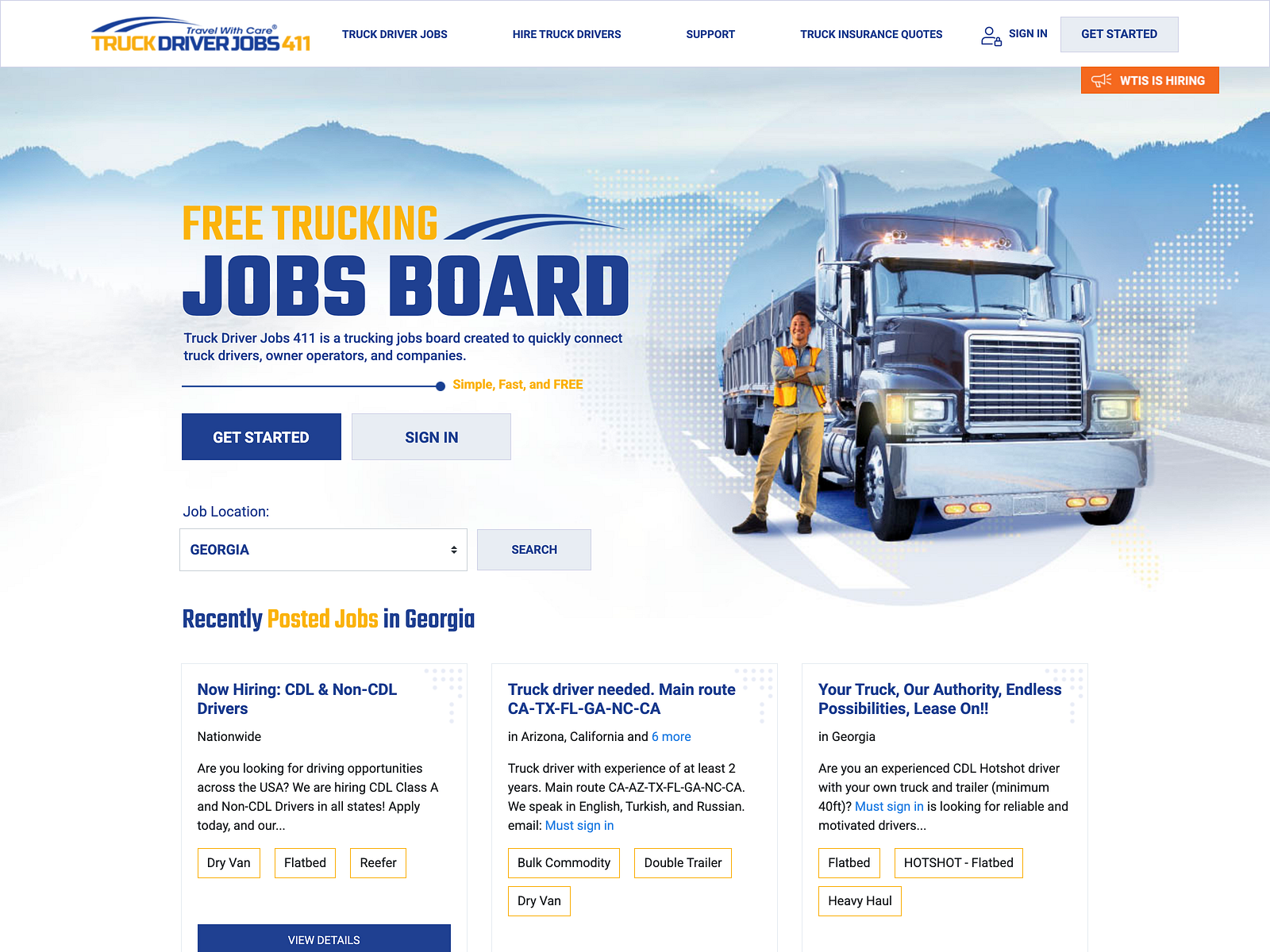Truck Driver Jobs 411 - Job Board Review – Startup Jobs