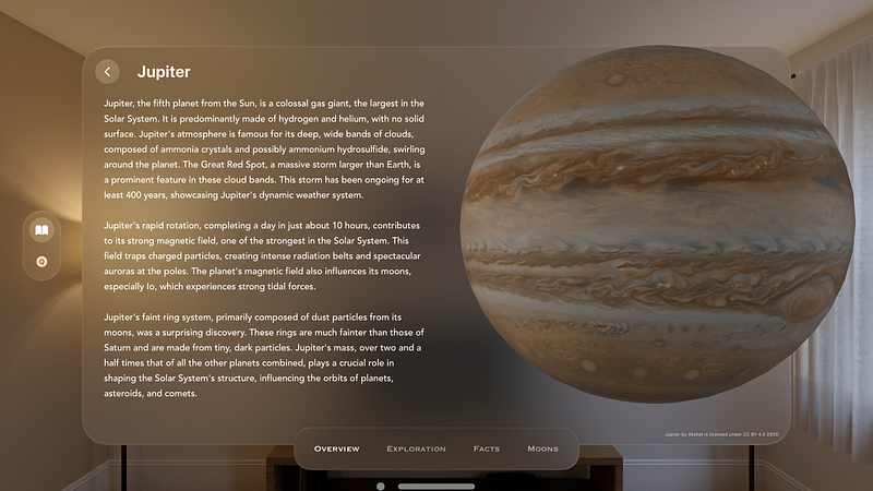 Screenshot of Encyclopedia GalacticAR