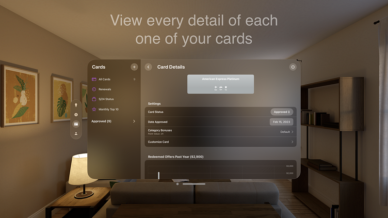 Screenshot of CardPointers for Credit Cards