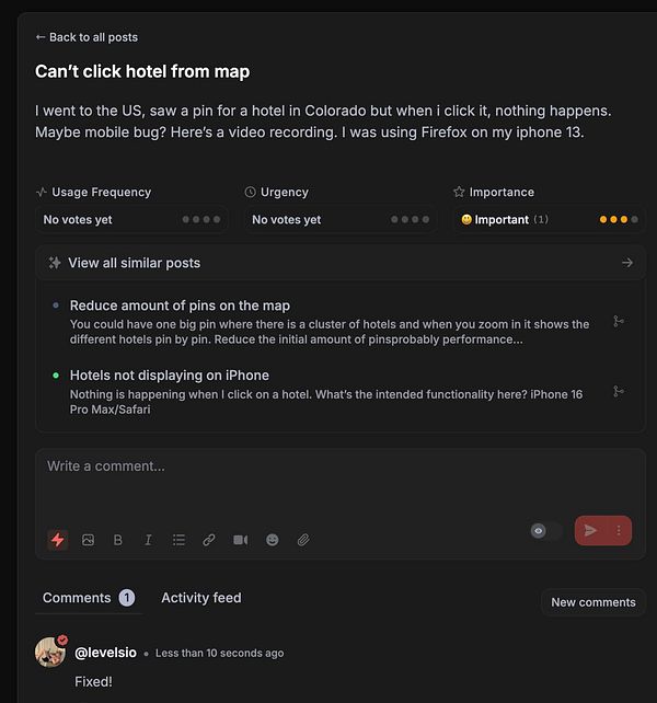 Mobile app screen titled 'Hotel List' showing a loading indicator and unavailable hotels with error messages.