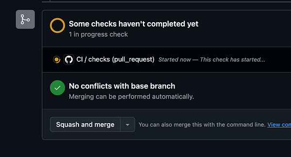 A man working on a laptop with a graphical user interface related to open source project management or coding displayed on the screen.