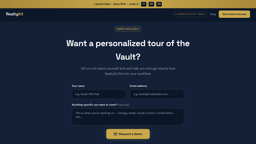 RealtyKit – Automate listing copy, staging prompts, emails, and video scripts visual 2