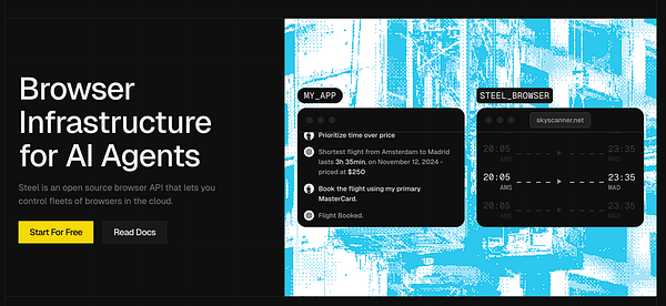 A black and white map with marked steel structures and highlighted water areas depicting a port or harbor layout.