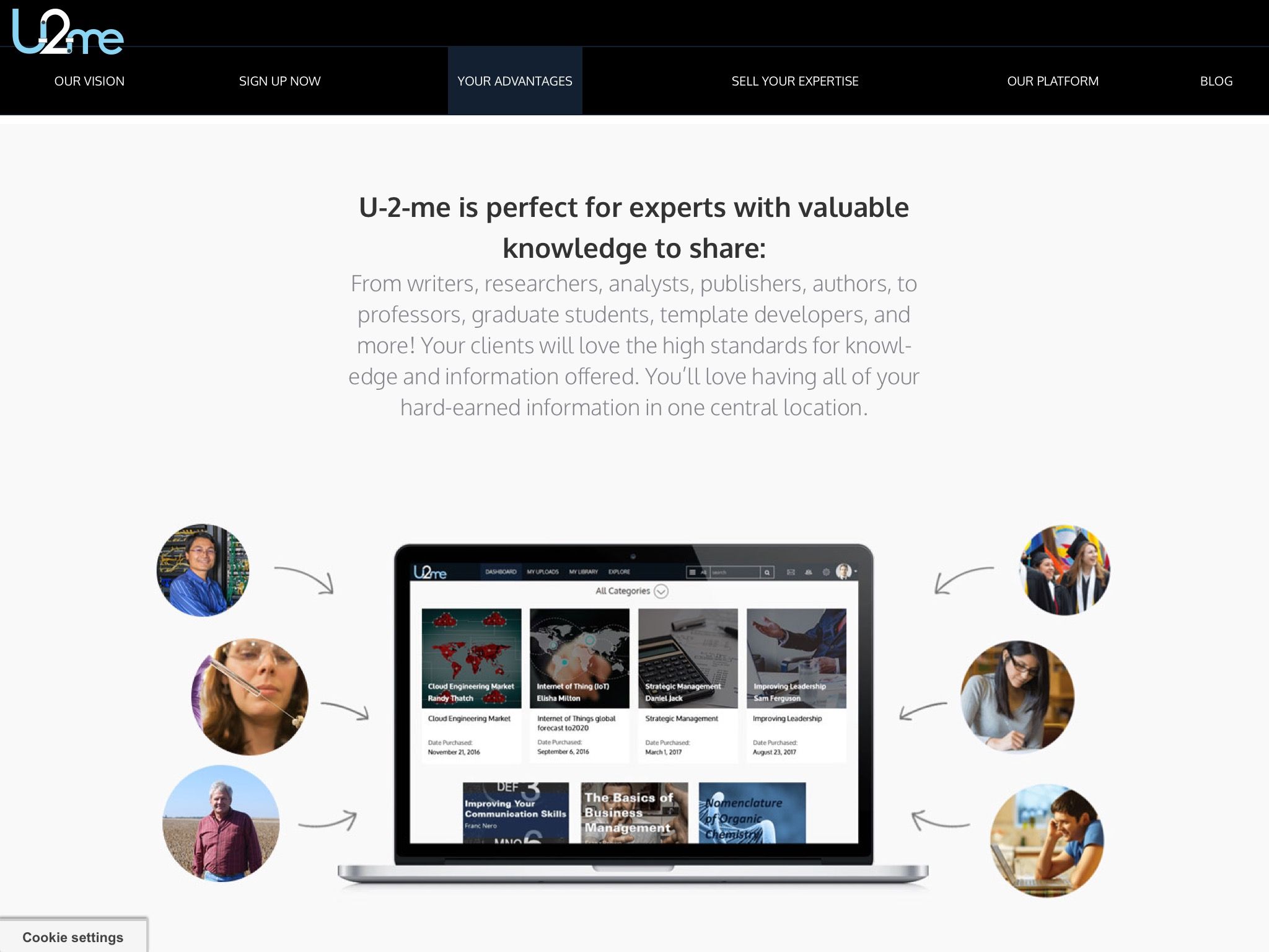 U-2-Me: Knowledge transfer marketplace and community | BetaList