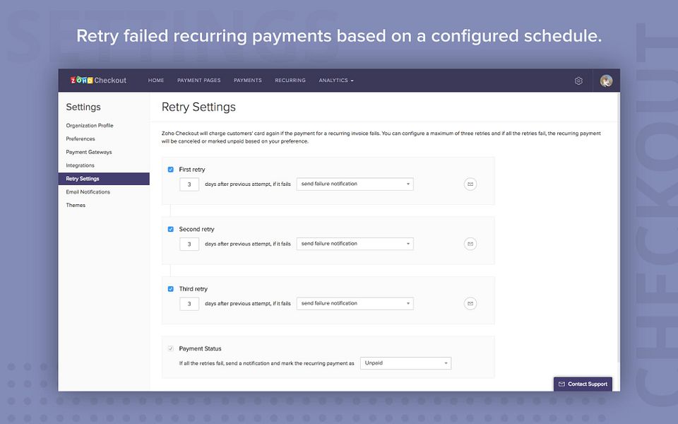 Zoho Checkout