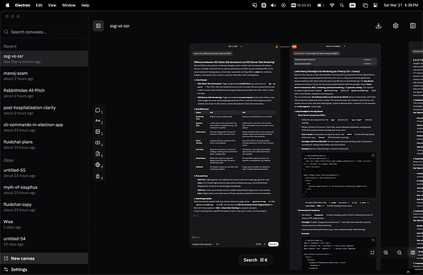 Screenshot of a GitHub repository page showing the README.md content for a project called 'rabbitholes'.