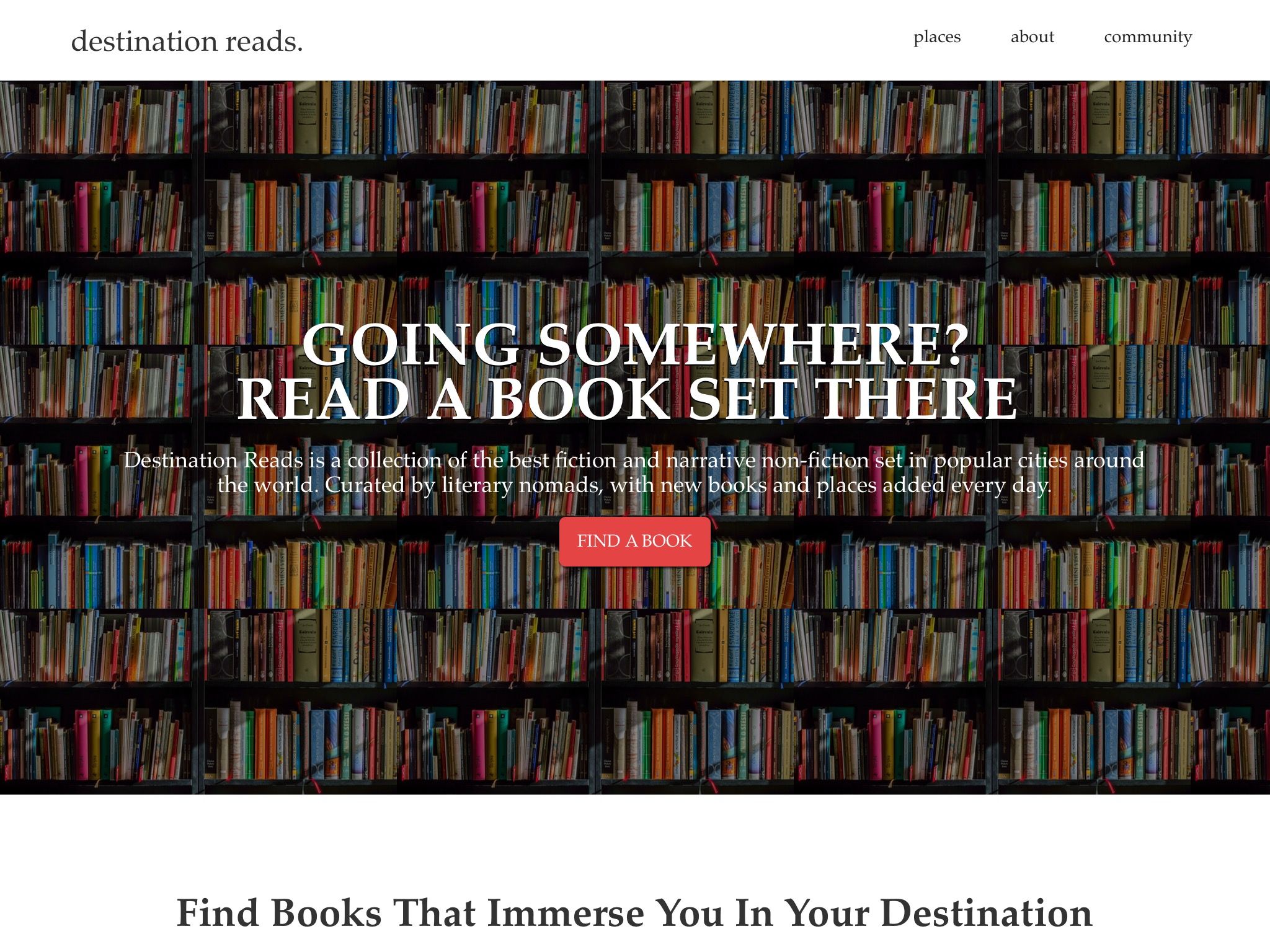 Destination Reads: Find the best books set in cities around | BetaList