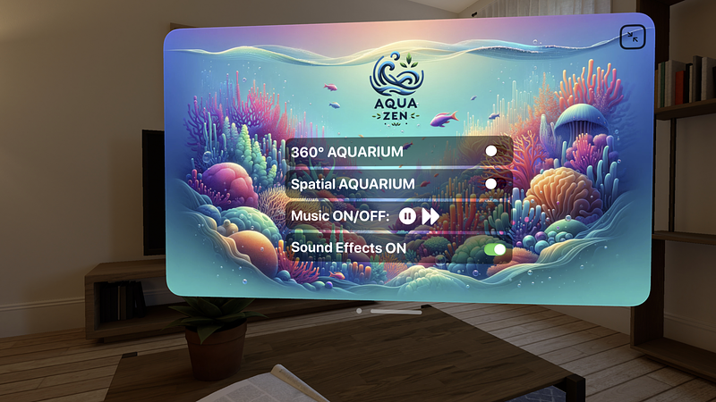 Screenshot of AquaZen