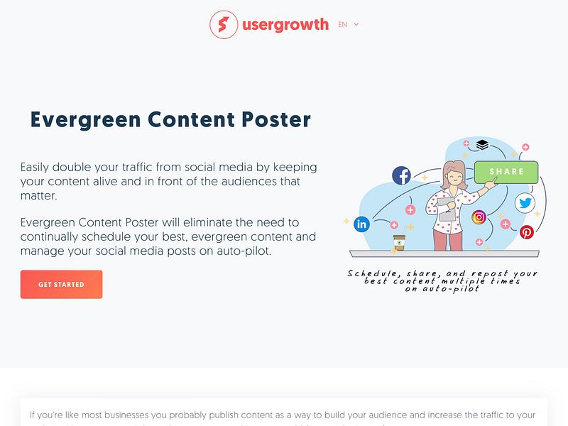 Evergreen Content Poster